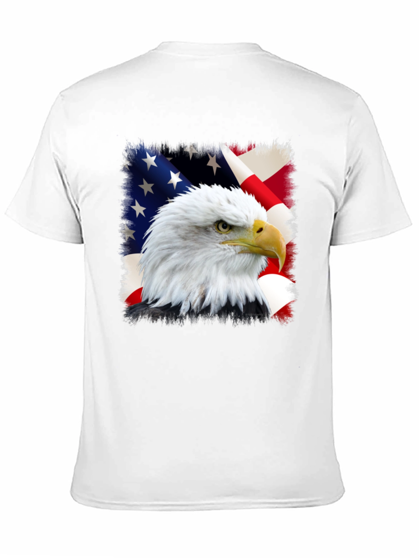 Eagle and US Flag Graphic Tee