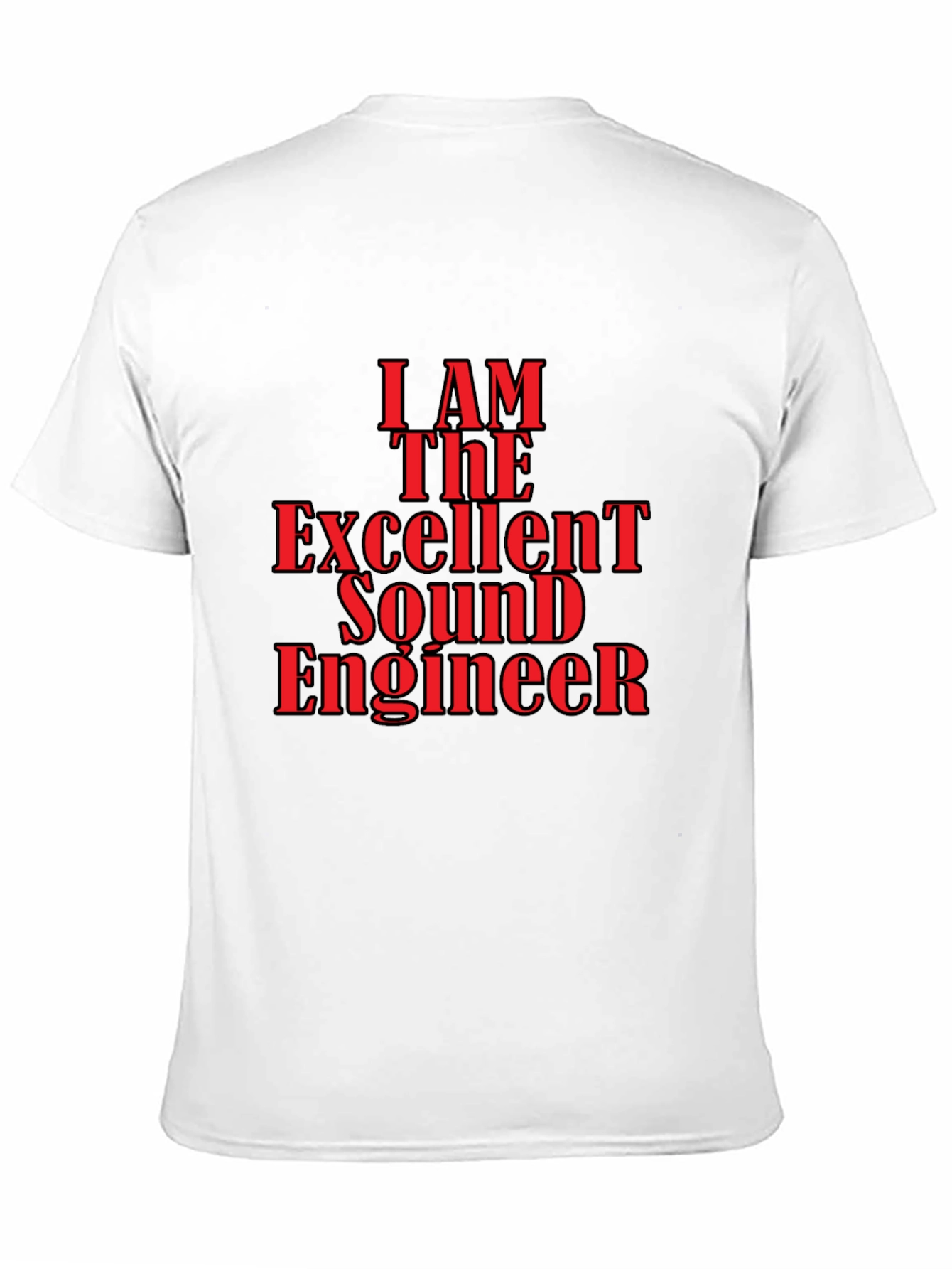 Excellent Sound Engineer Graphic Tee - Black