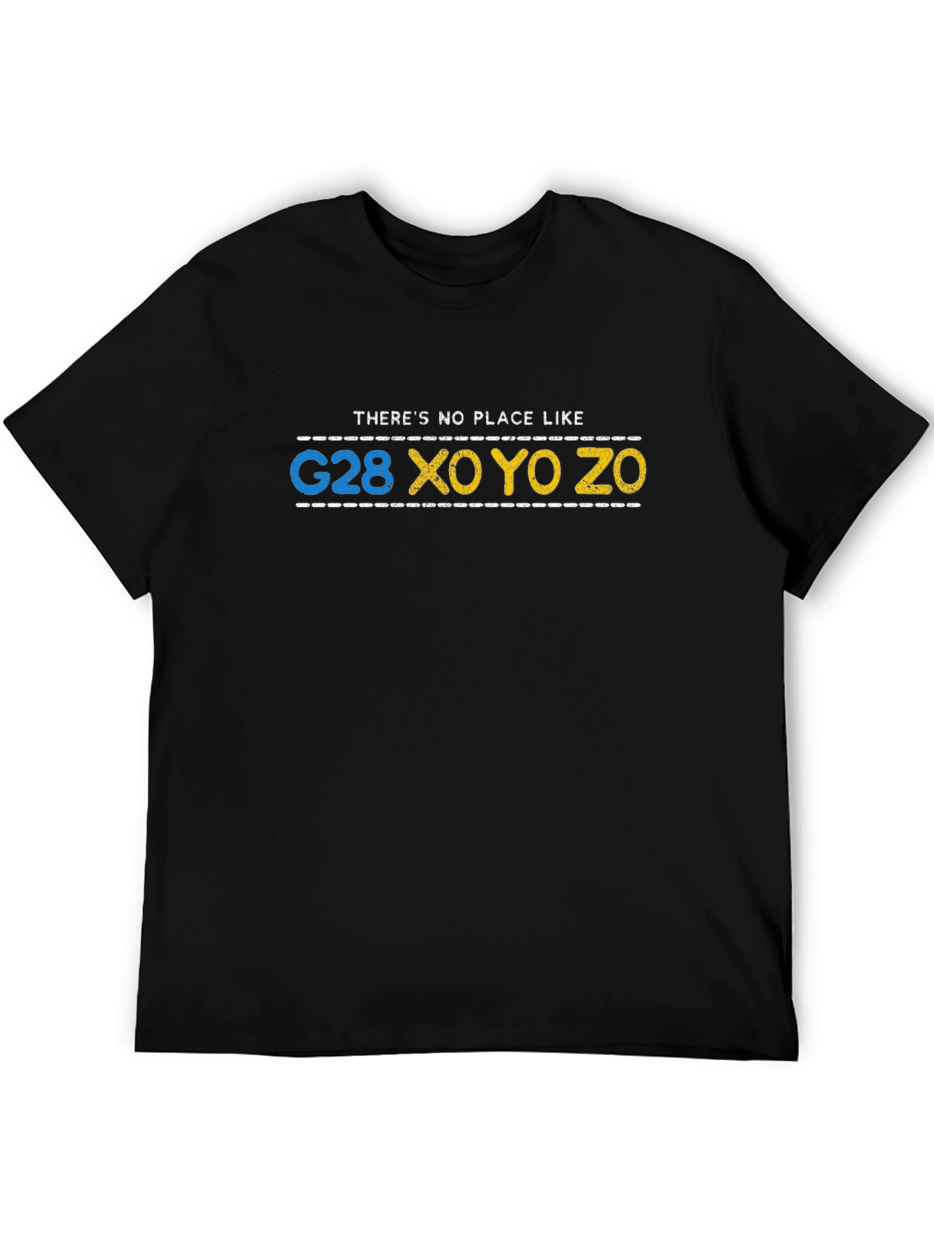 G28 XO YO ZO T-Shirt - Funny Geography Tee