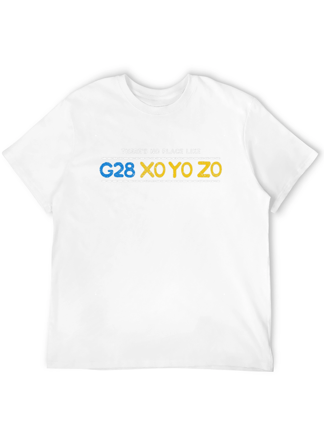 G28 XO YO ZO T-Shirt - Funny Geography Tee