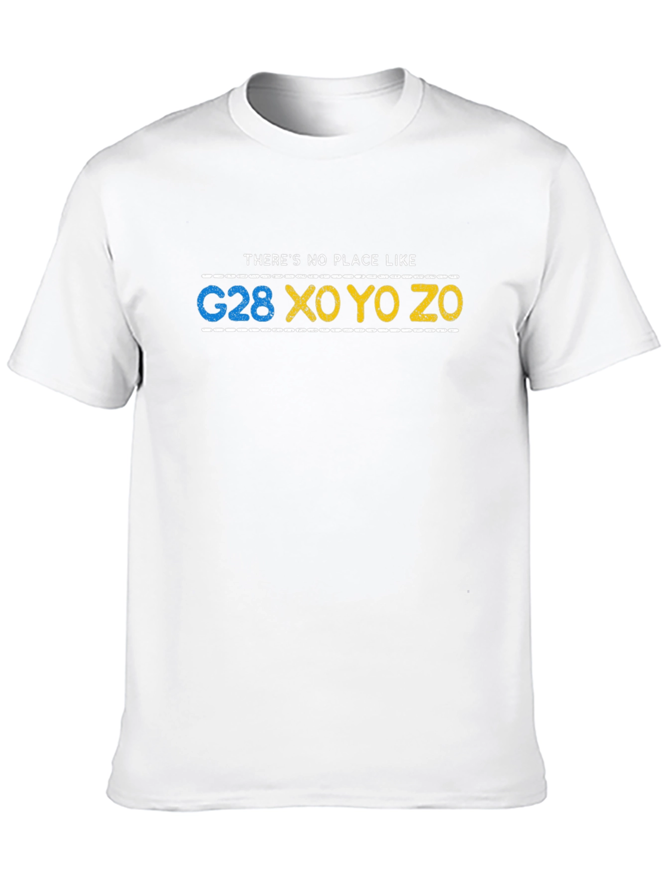 G28 XO YO ZO T-Shirt - Funny Geography Tee