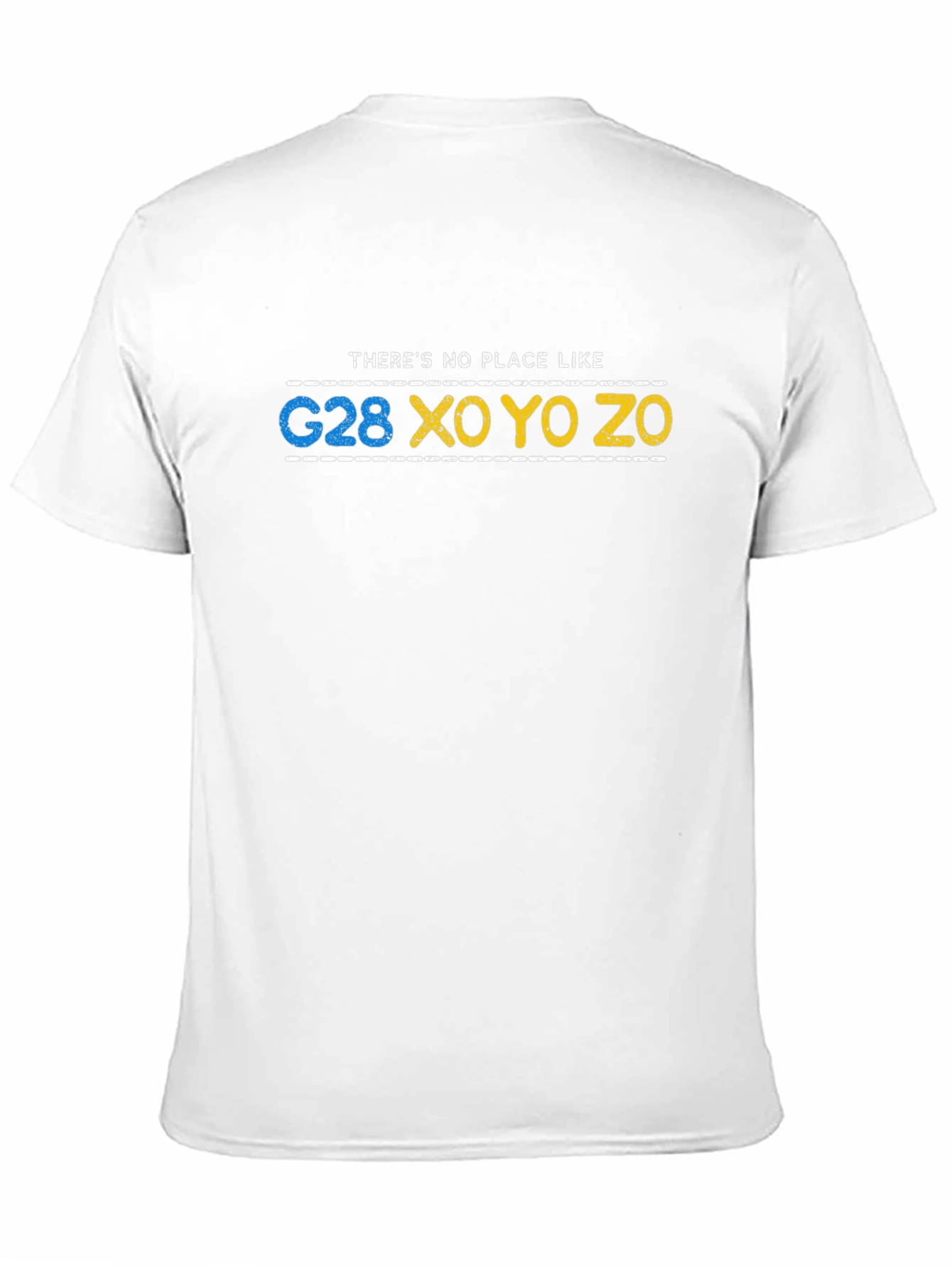 G28 XO YO ZO T-Shirt - Funny Geography Tee
