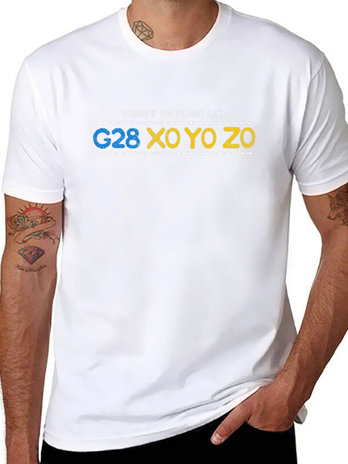 G28 XO YO ZO T-Shirt - Funny Geography Tee