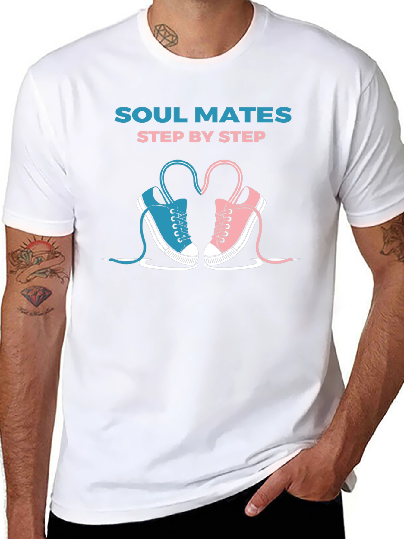 Soul Mates Step By Step Graphic T-Shirt