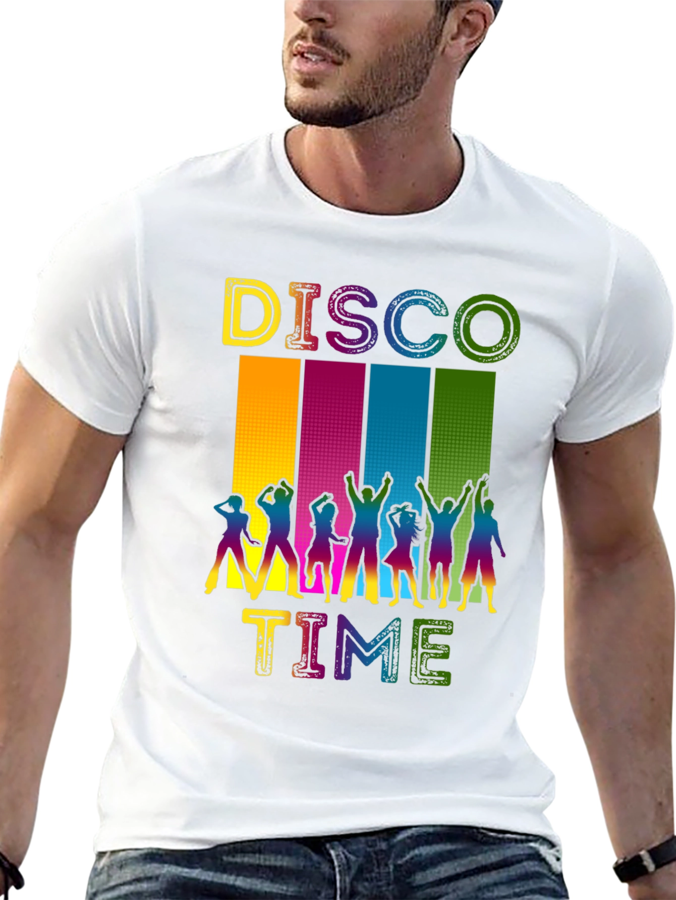 Retro Disco Time Graphic Tee - Party Ready!