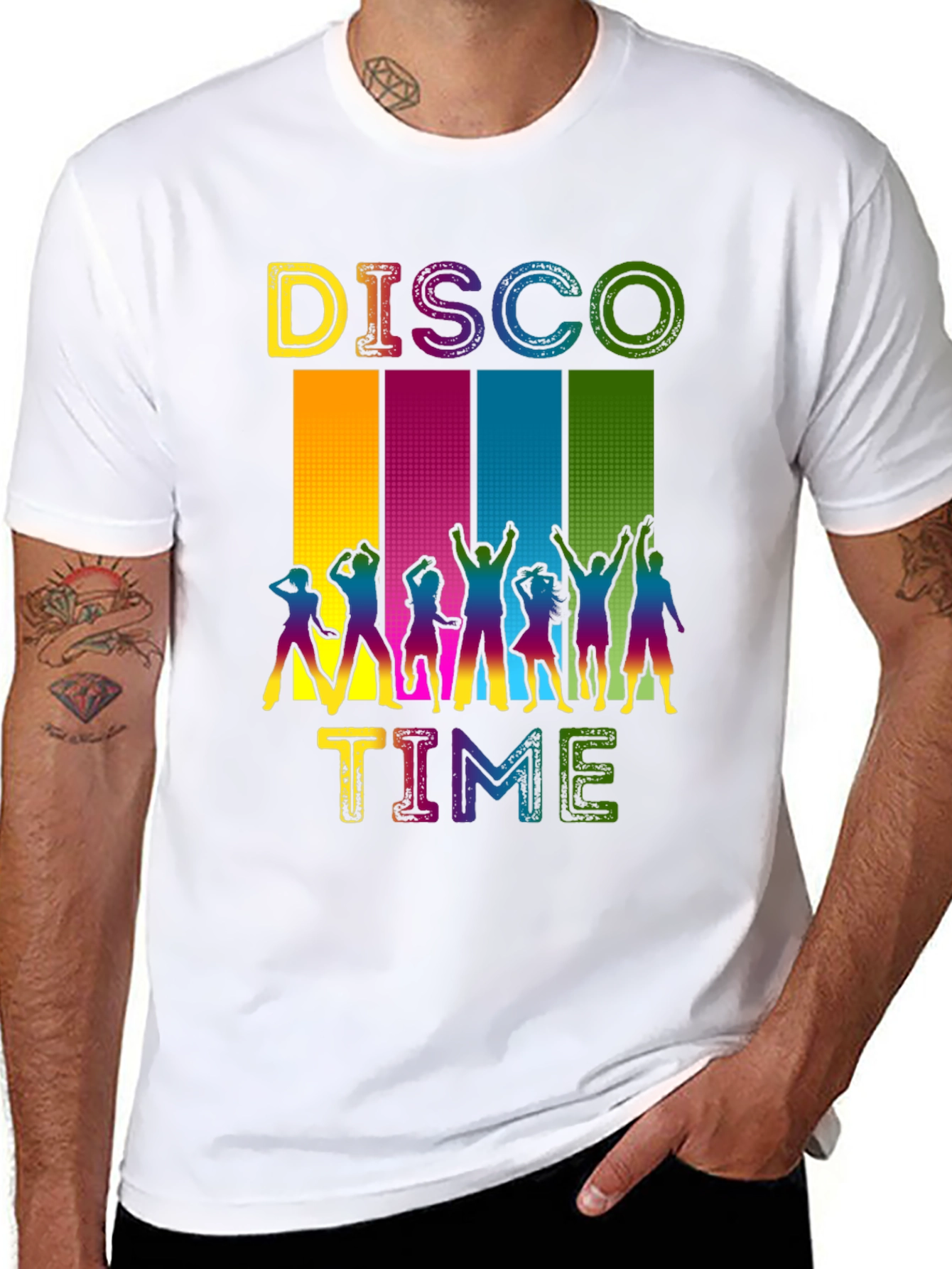Retro Disco Time Graphic Tee - Party Ready!