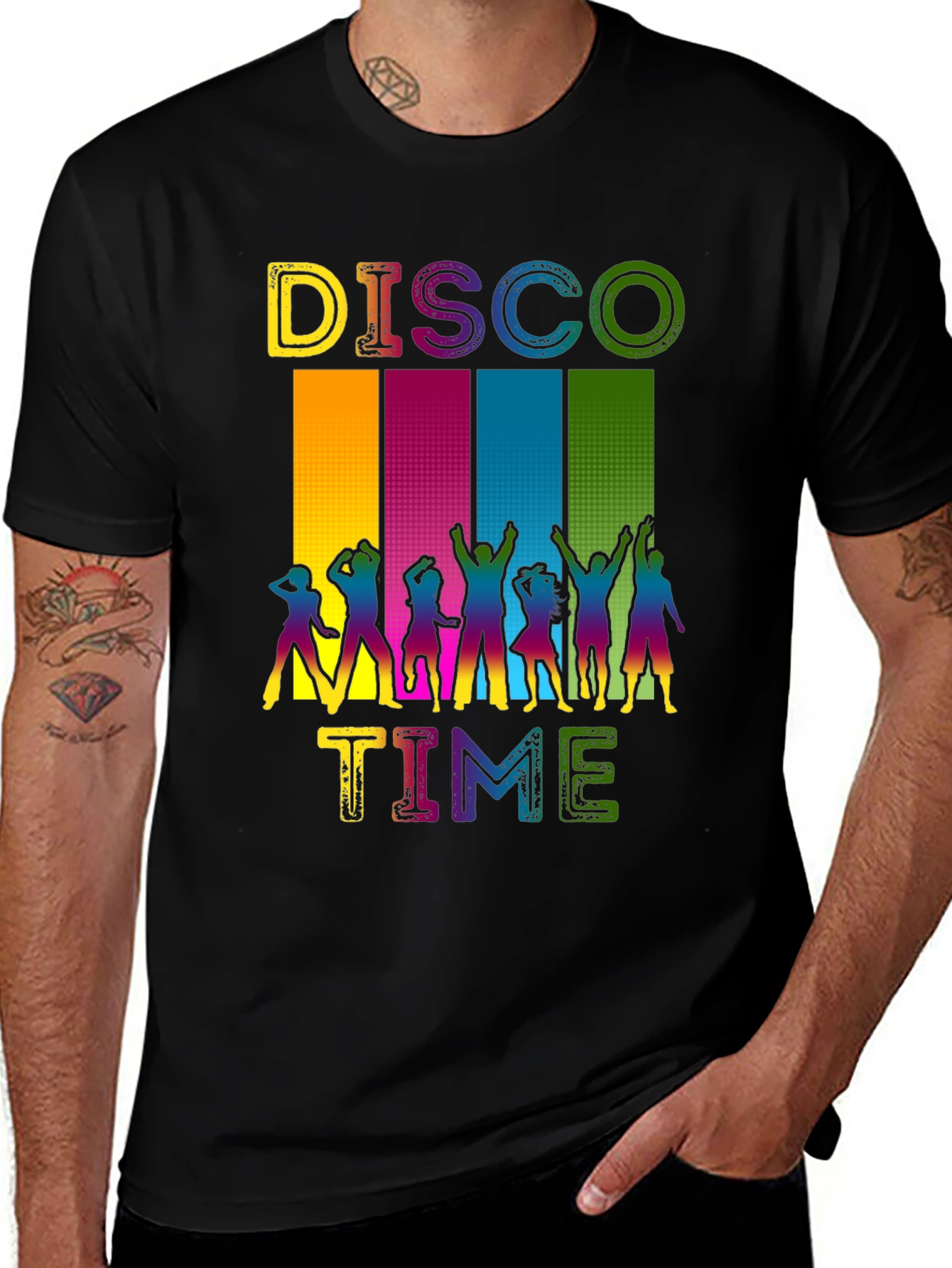 Retro Disco Time Graphic Tee - Party Ready!