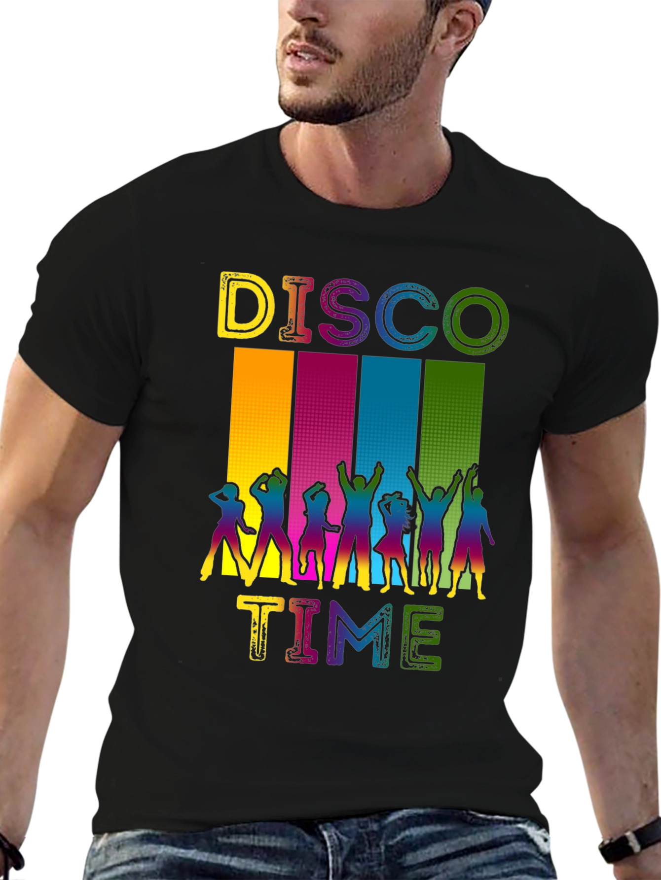 Retro Disco Time Graphic Tee - Party Ready!