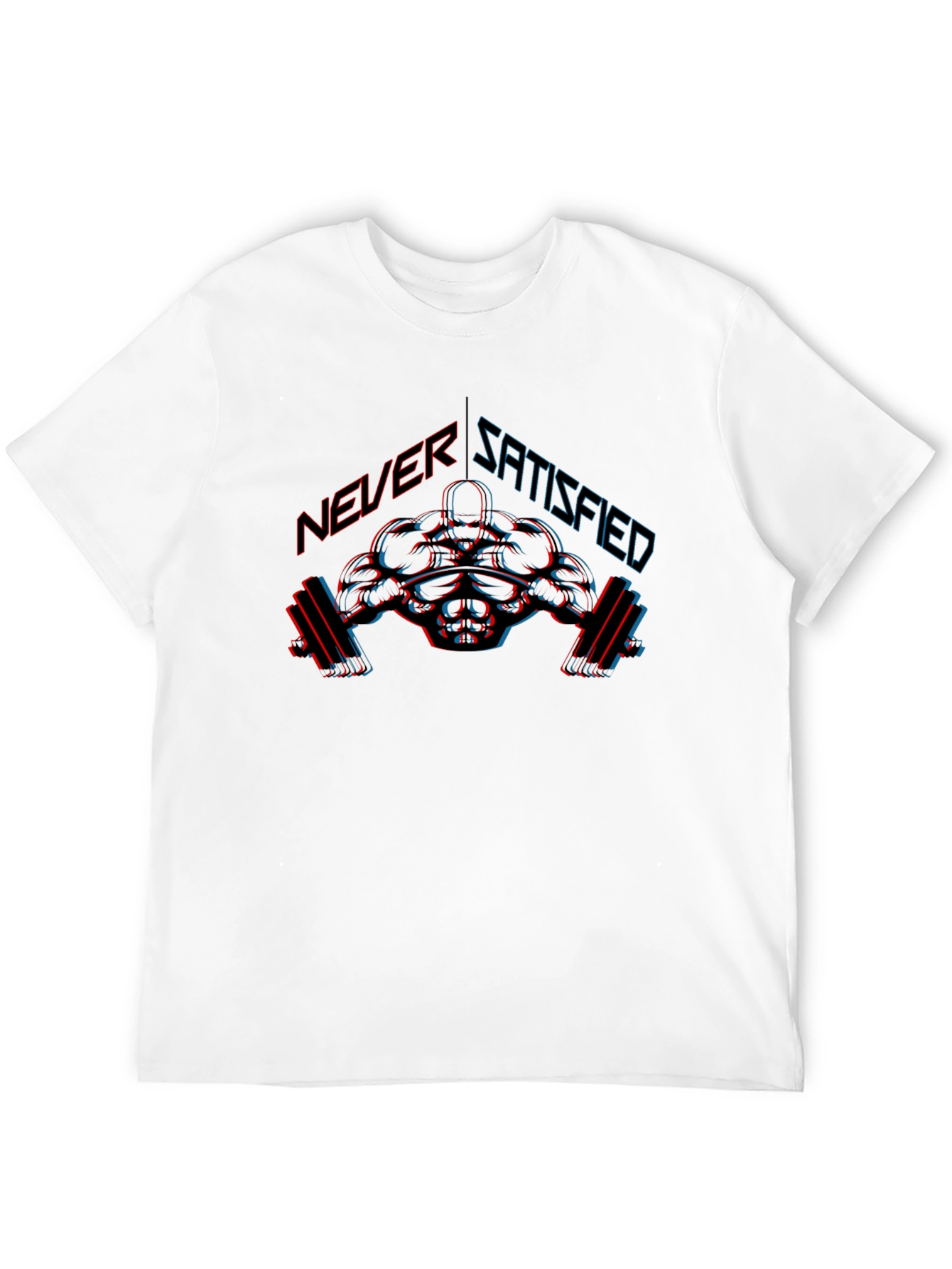 Never Satisfied Graphic T-Shirt