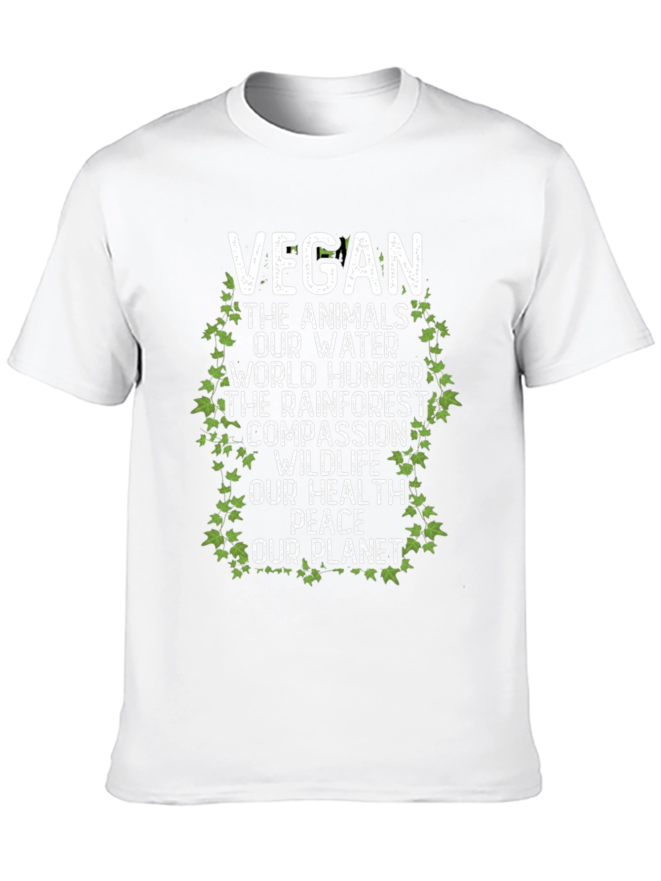 Vegan T-Shirt - Animals Water Planet