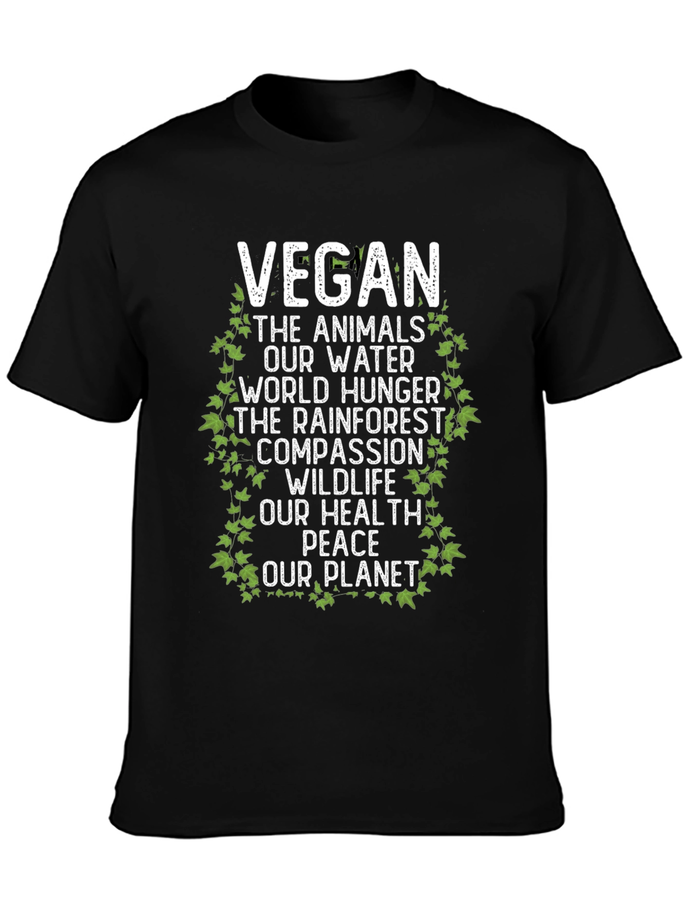 Vegan T-Shirt - Animals Water Planet