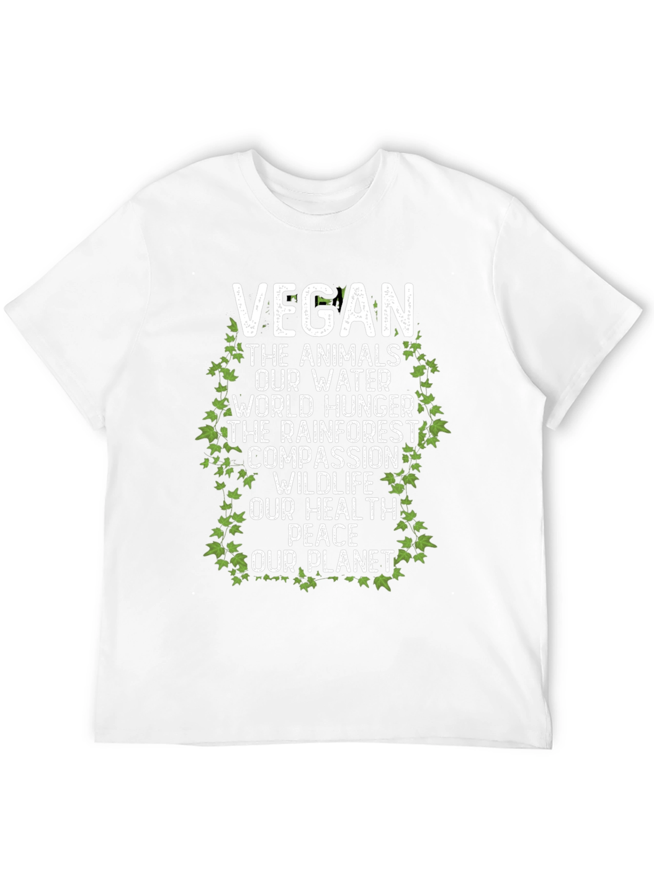 Vegan T-Shirt - Animals Water Planet
