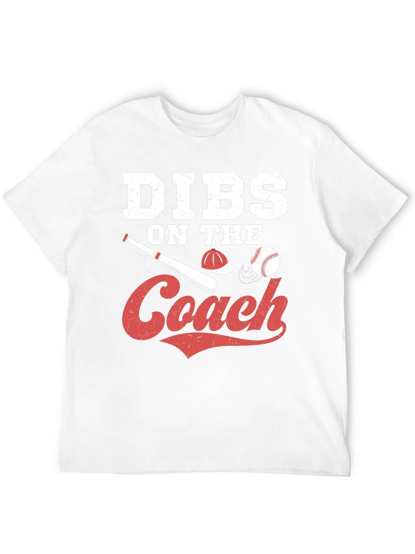 Dibs On The Coach Baseball T-Shirt