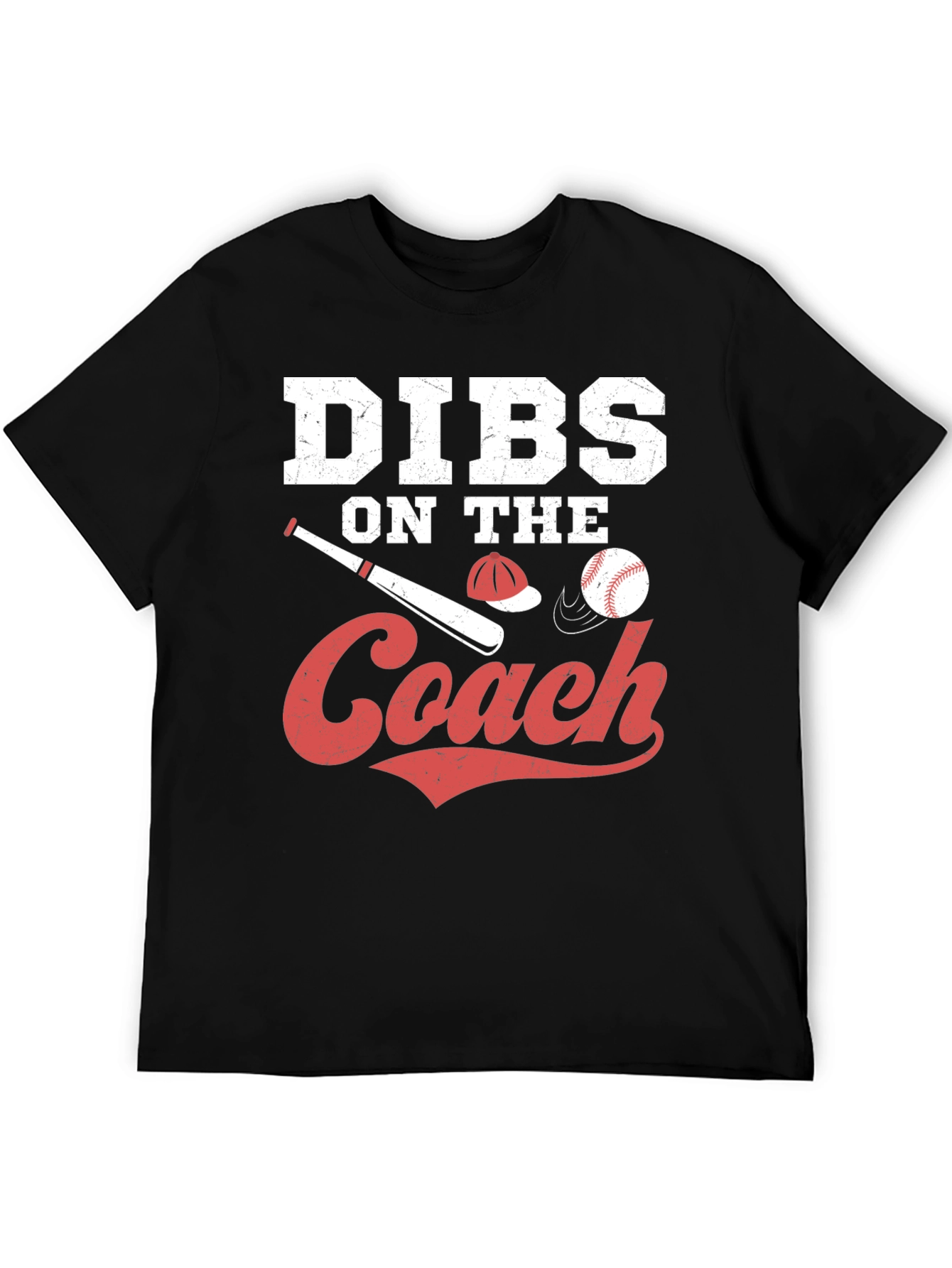 Dibs On The Coach Baseball T-Shirt