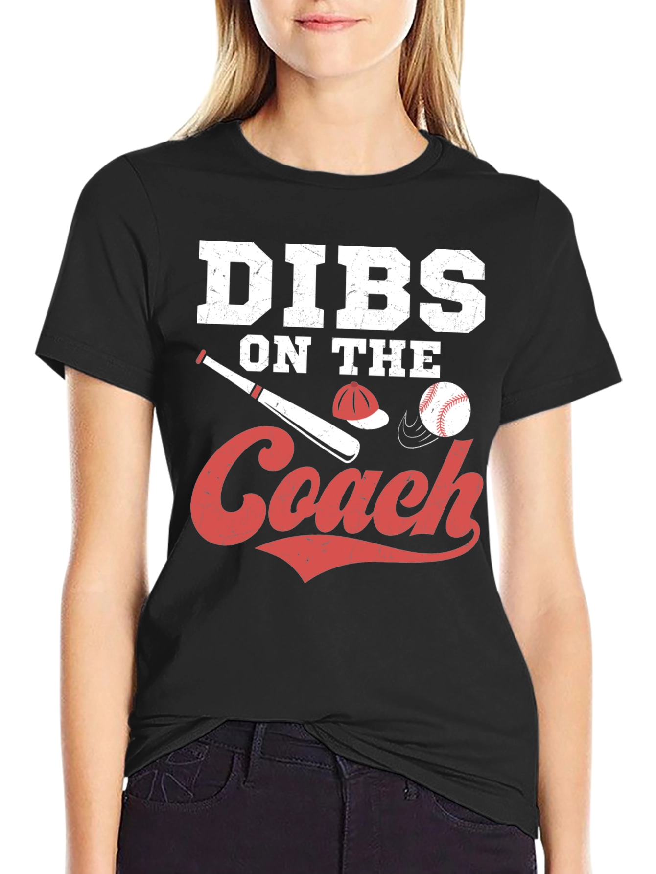 Dibs On The Coach Baseball T-Shirt