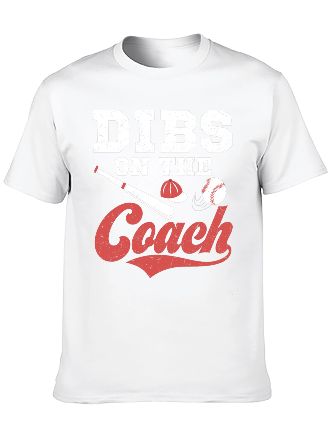 Dibs On The Coach Baseball T-Shirt