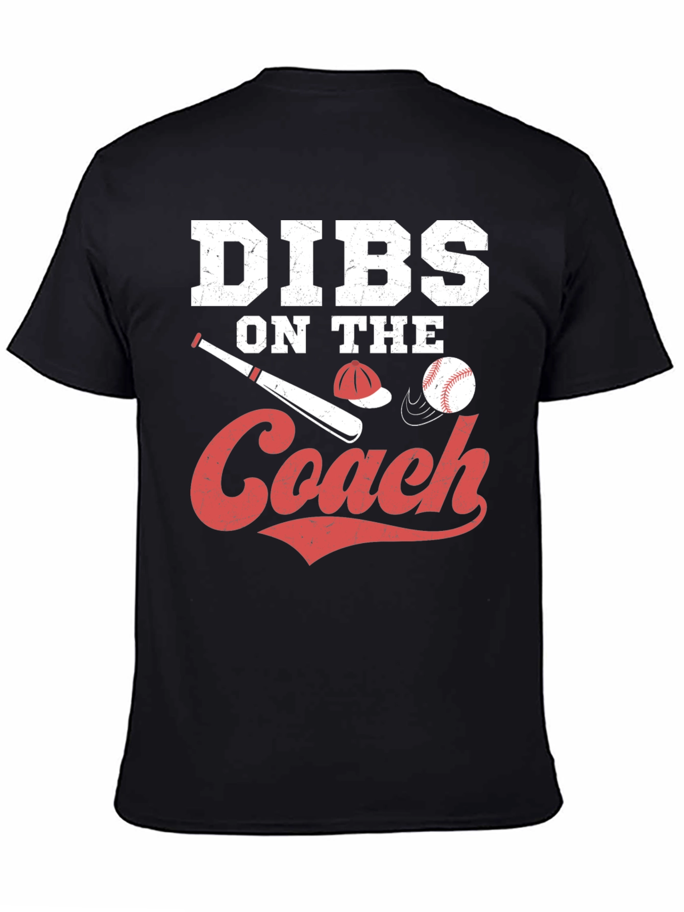 Dibs On The Coach Baseball T-Shirt