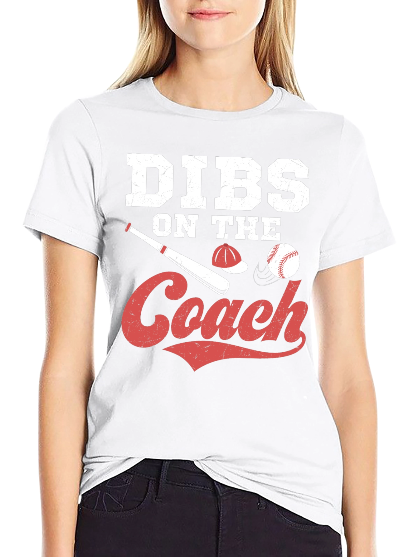Dibs On The Coach Baseball T-Shirt