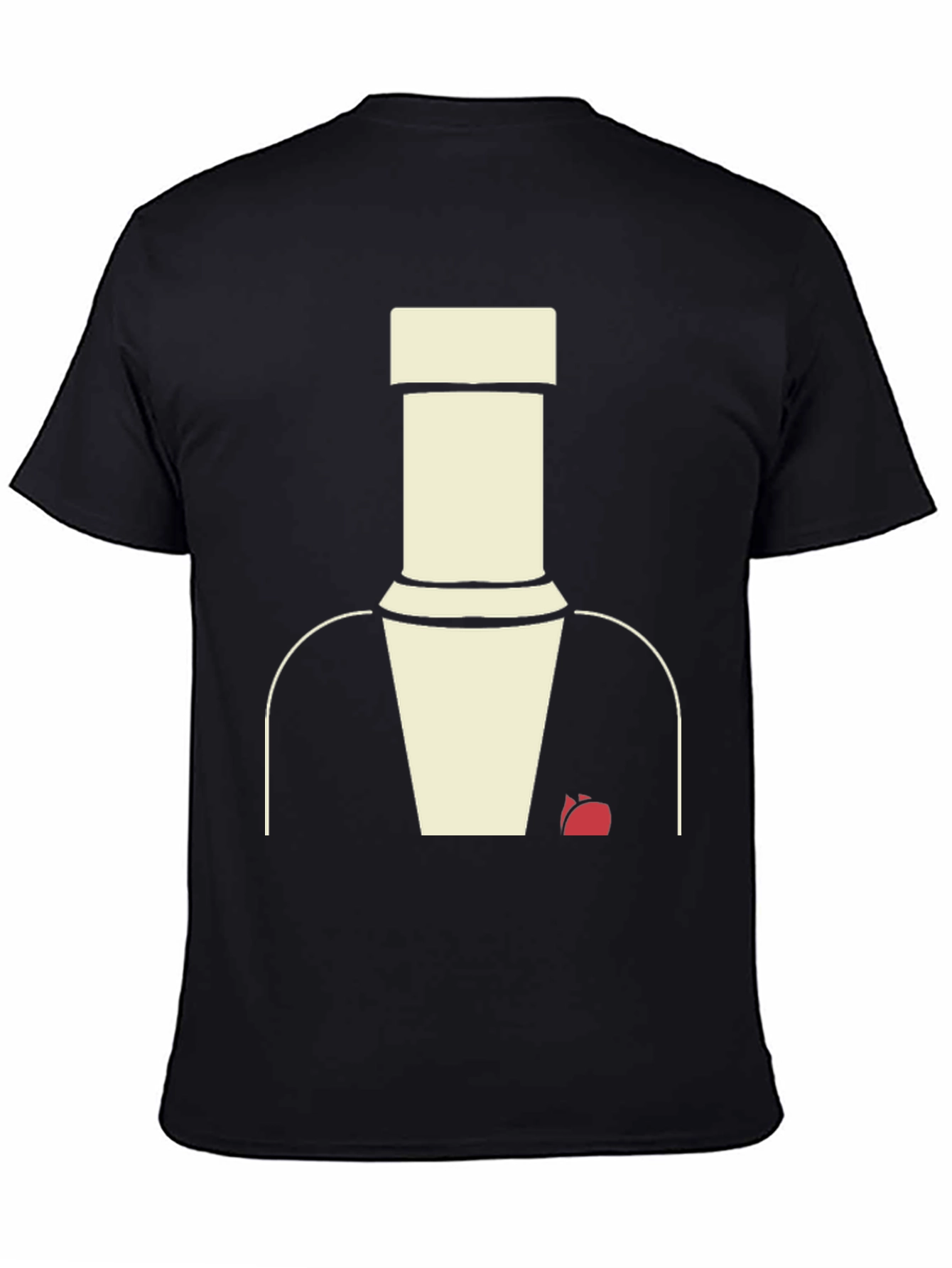 Abstract Suit T-Shirt - Modern Minimalist Style
