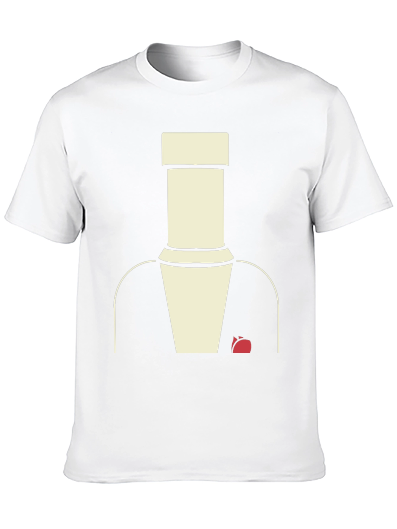 Abstract Suit T-Shirt - Modern Minimalist Style