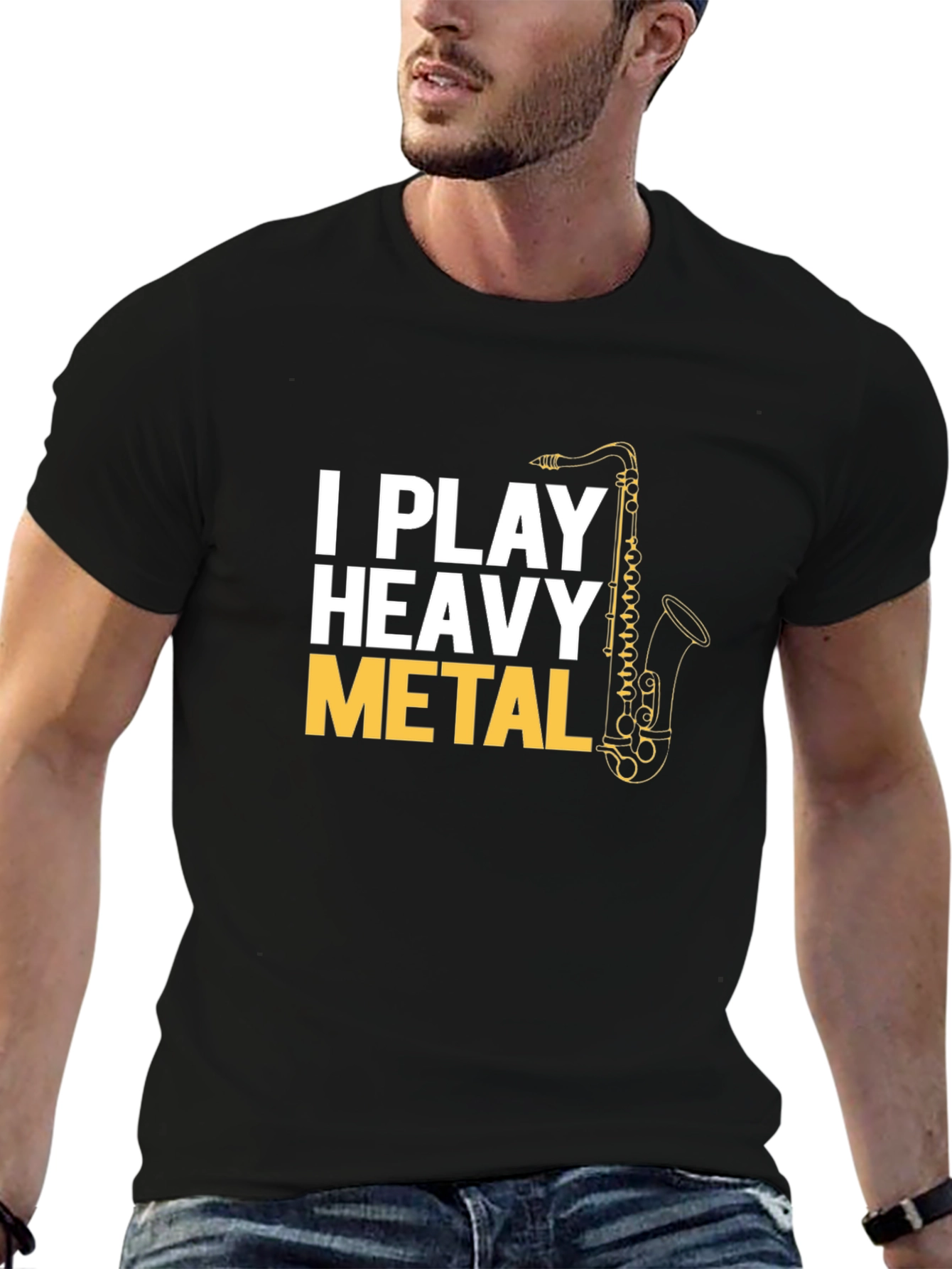 I Play Heavy Metal Saxophone T-Shirt