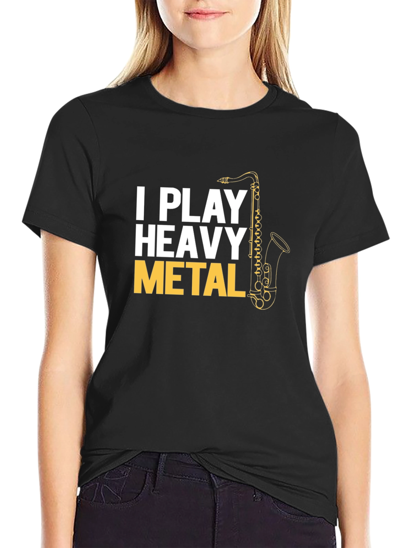 I Play Heavy Metal Saxophone T-Shirt