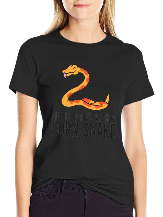 Corn Snake T-Shirt - Life is Better