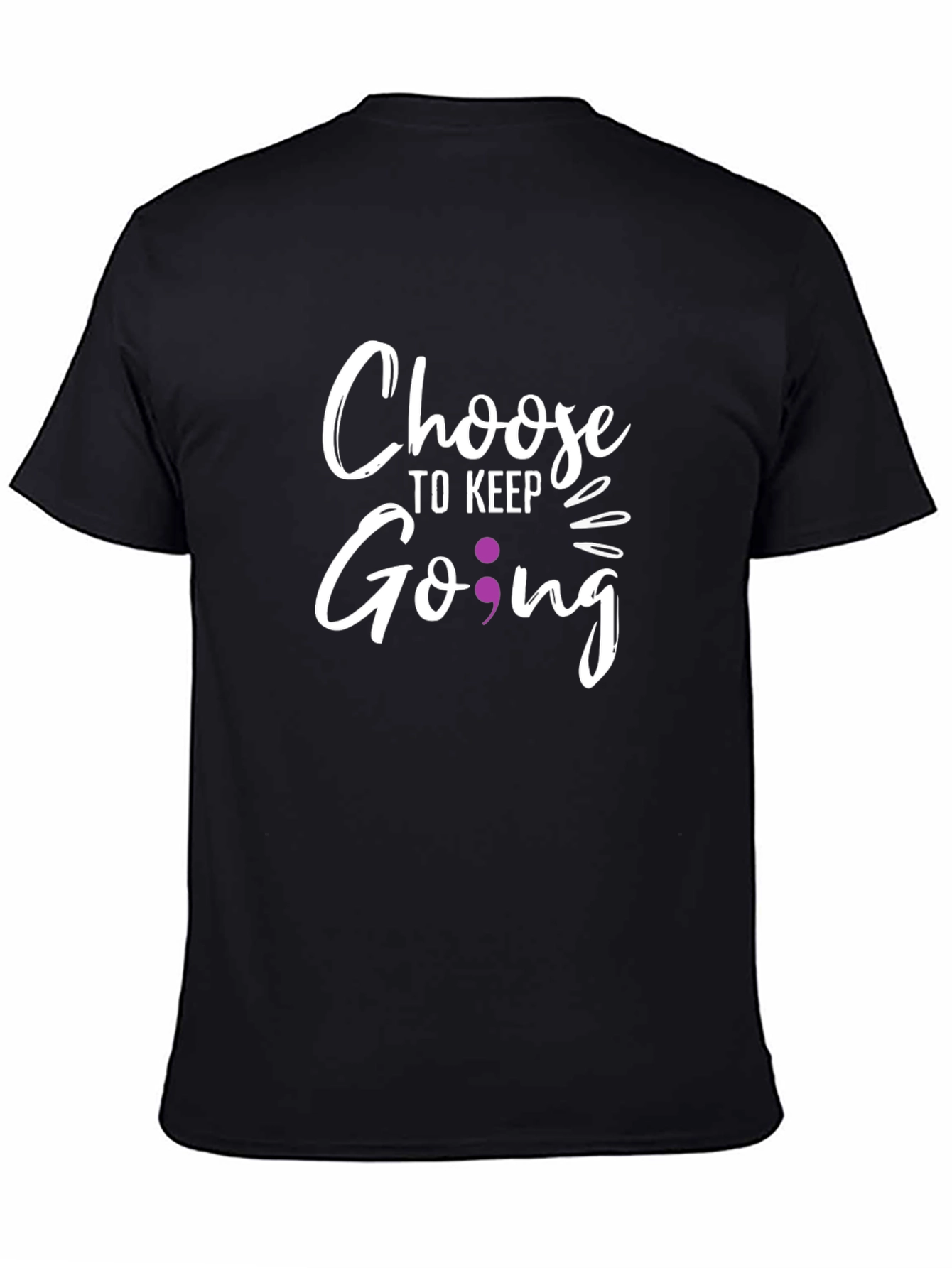 Choose to Keep Going Semicolon Graphic Tee