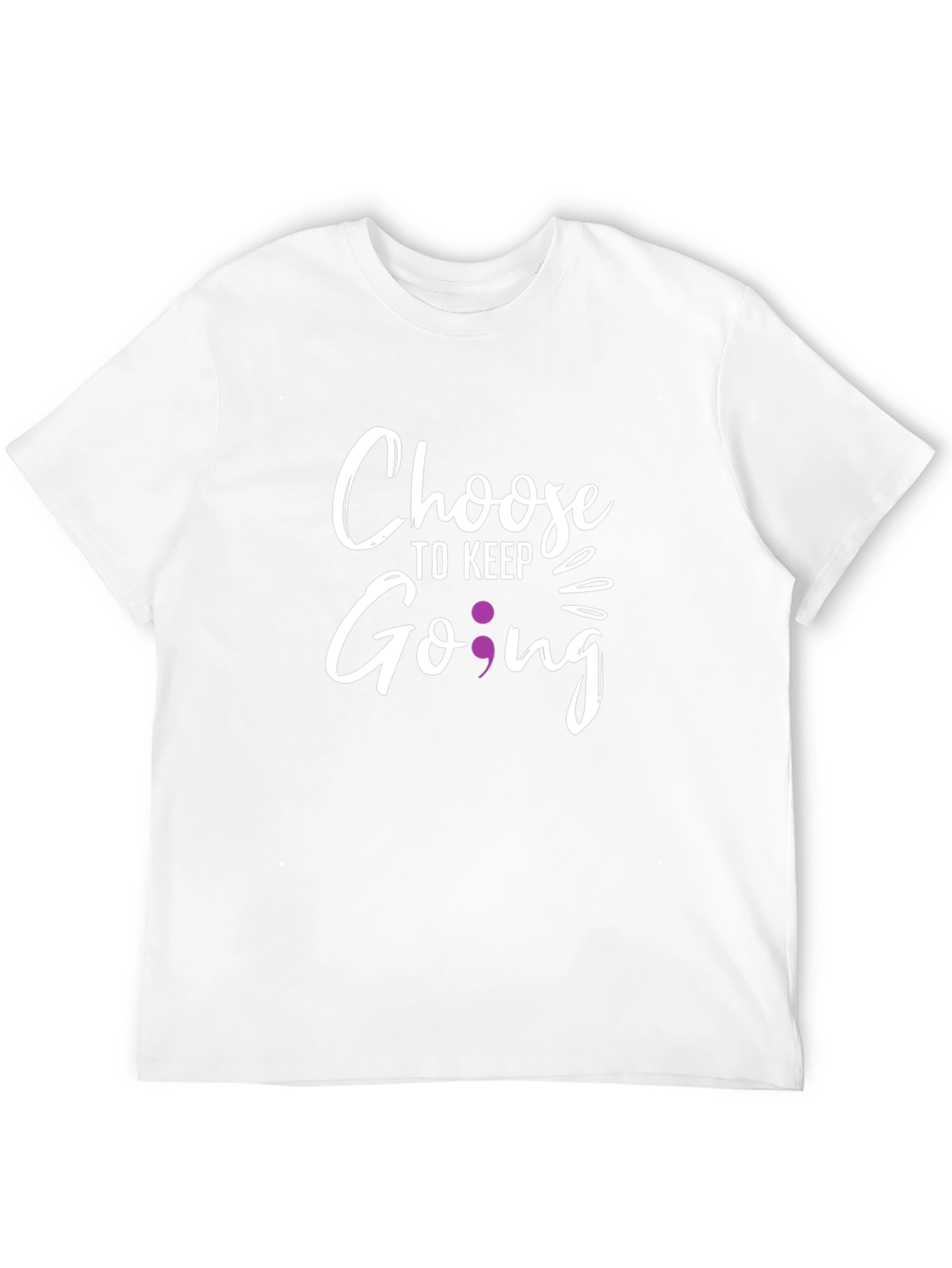 Choose to Keep Going Semicolon Graphic Tee