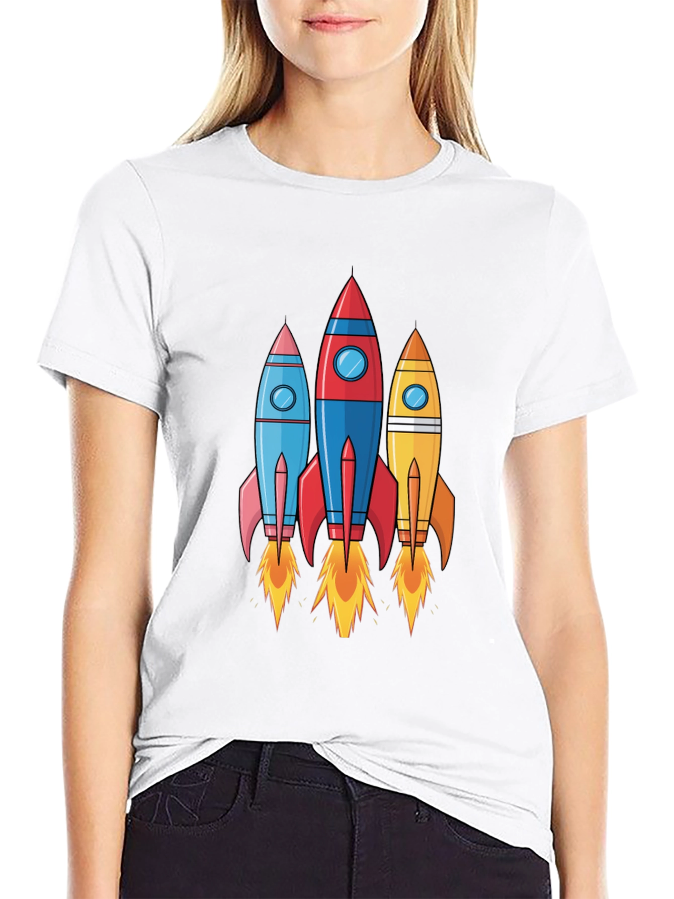 Rocket Launch T-Shirt - Space Adventure Design