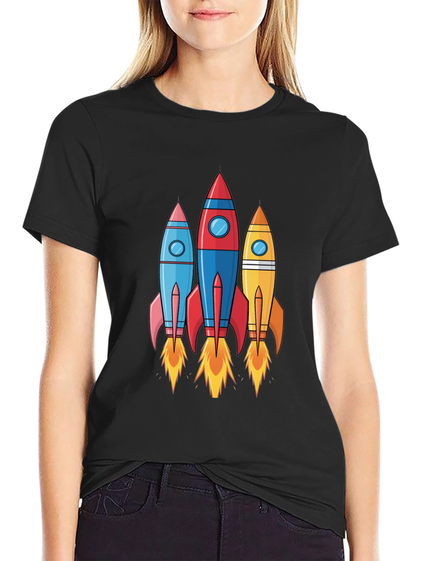 Rocket Launch T-Shirt - Space Adventure Design