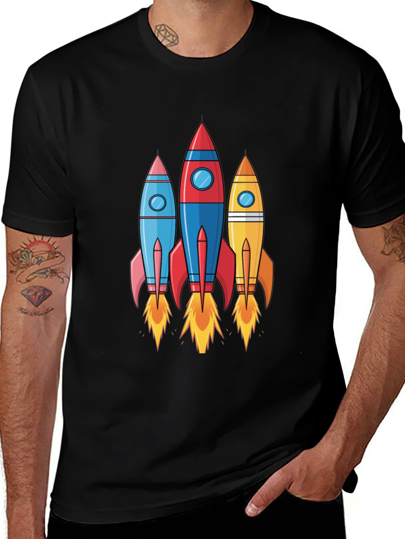 Rocket Launch T-Shirt - Space Adventure Design