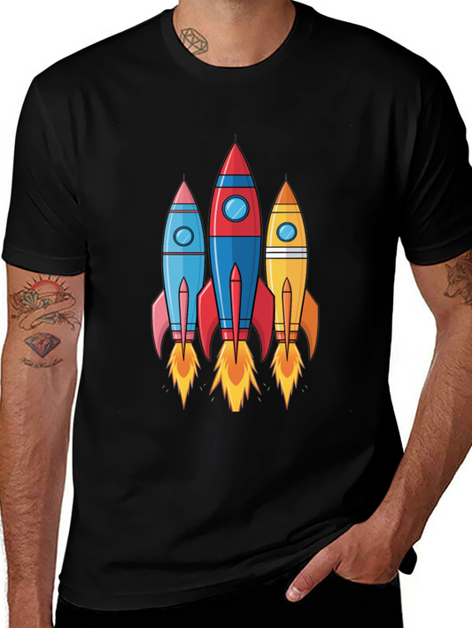 Rocket Launch T-Shirt - Space Adventure Design
