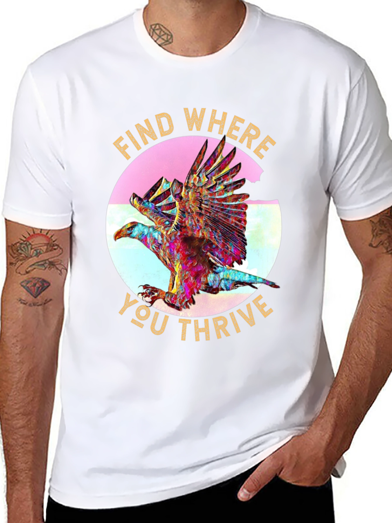 Find Where You Thrive Eagle Graphic Tee