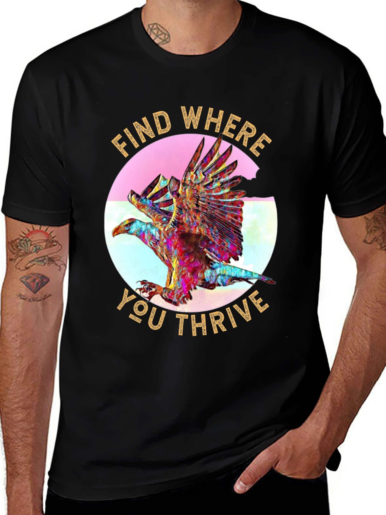 Find Where You Thrive Eagle Graphic Tee