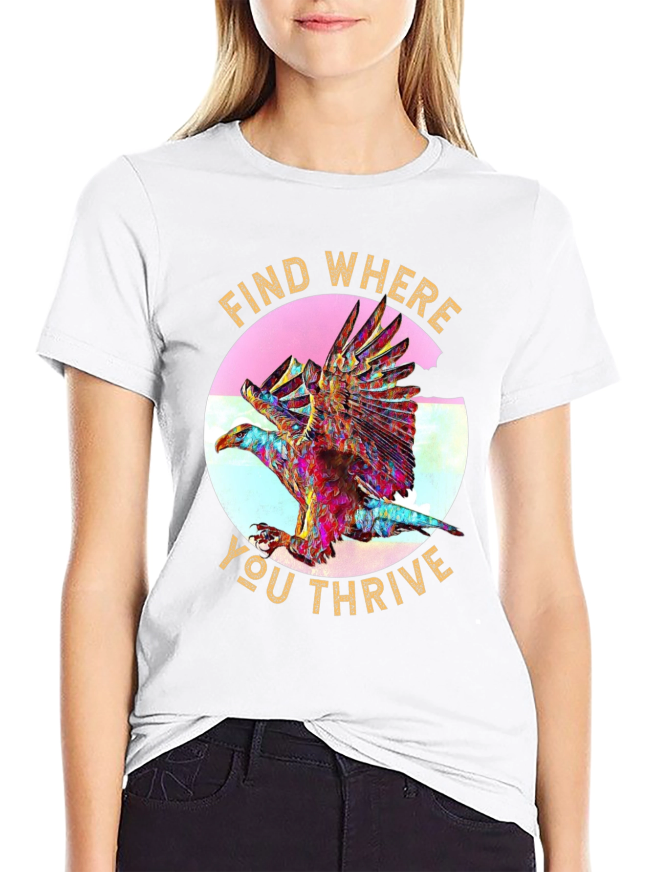 Find Where You Thrive Eagle Graphic Tee