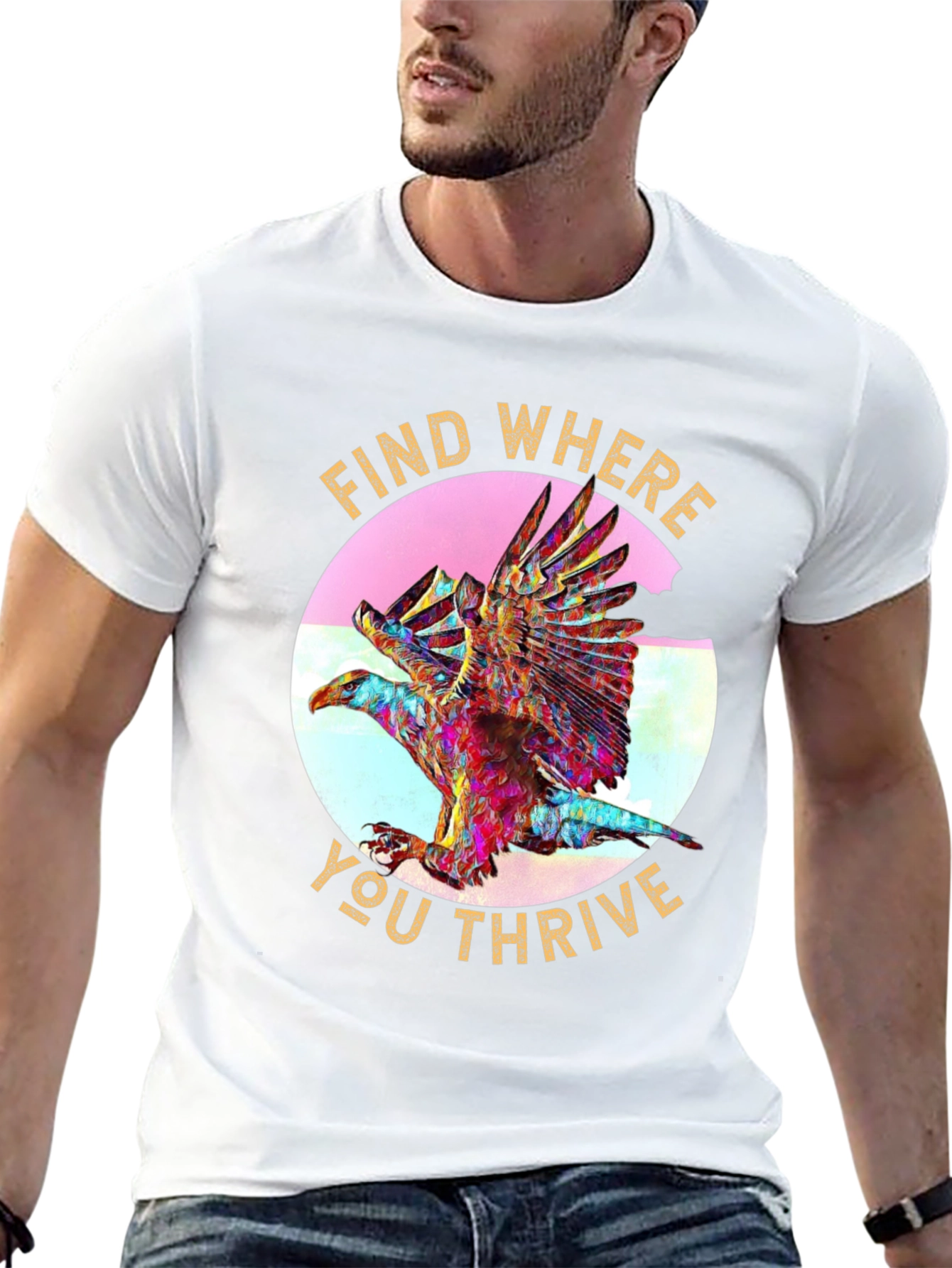 Find Where You Thrive Eagle Graphic Tee