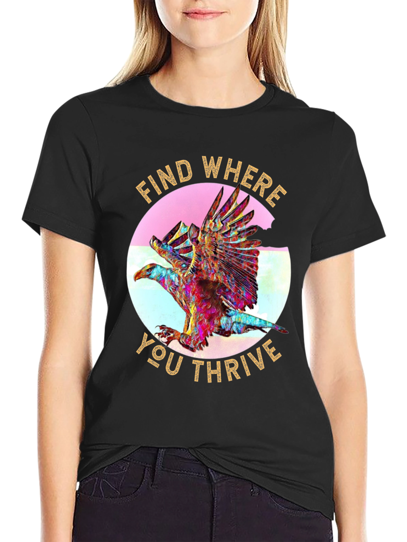 Find Where You Thrive Eagle Graphic Tee