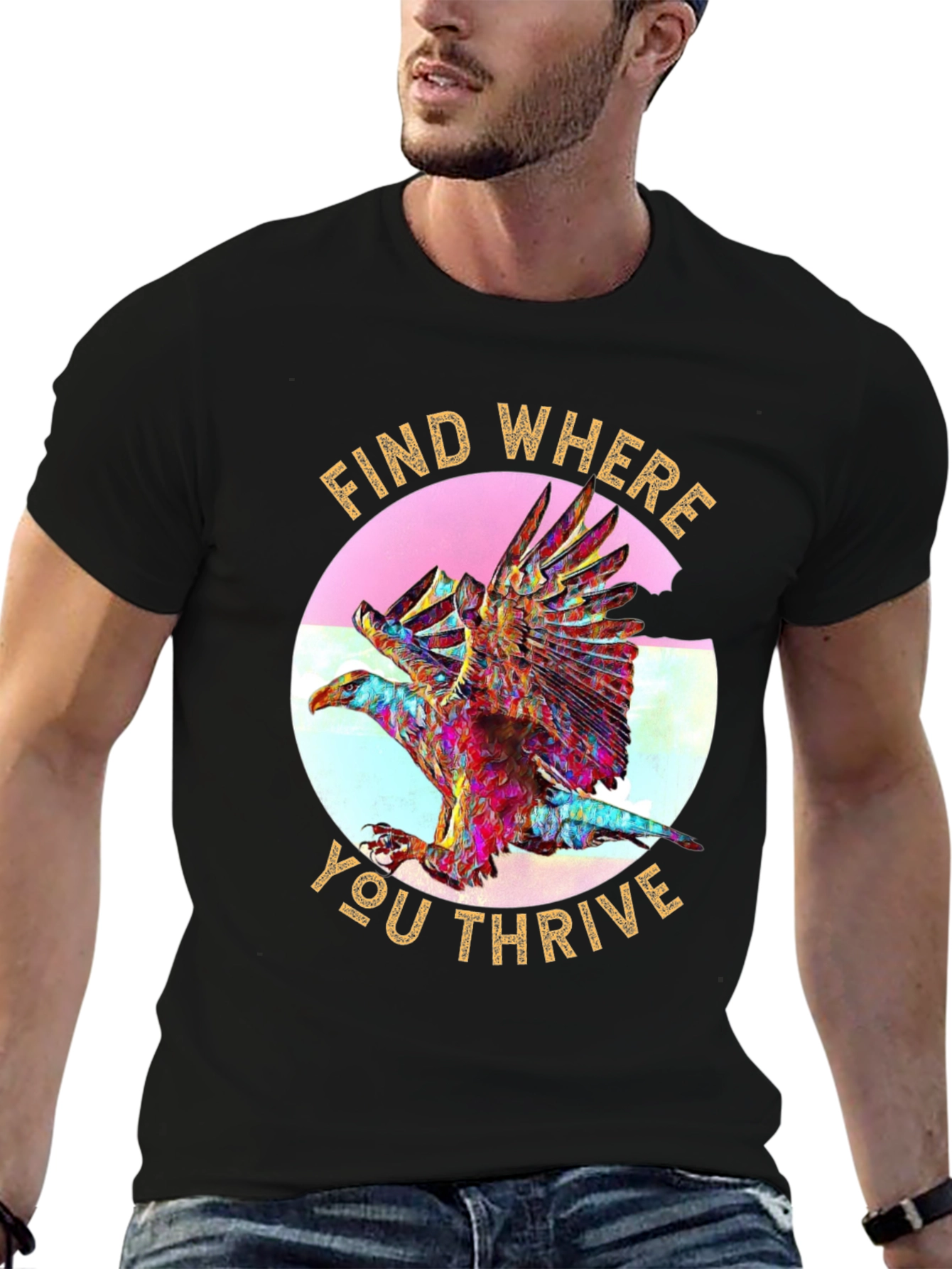 Find Where You Thrive Eagle Graphic Tee