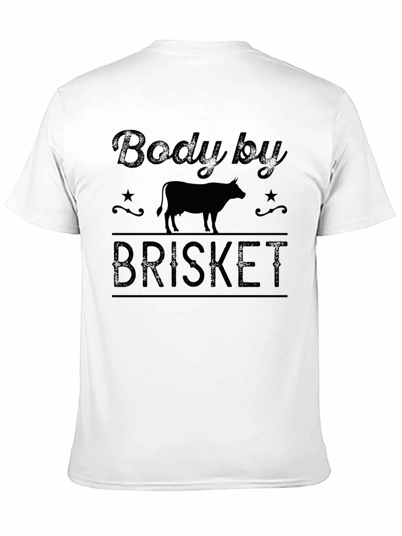 Body by Brisket Black Graphic Tee