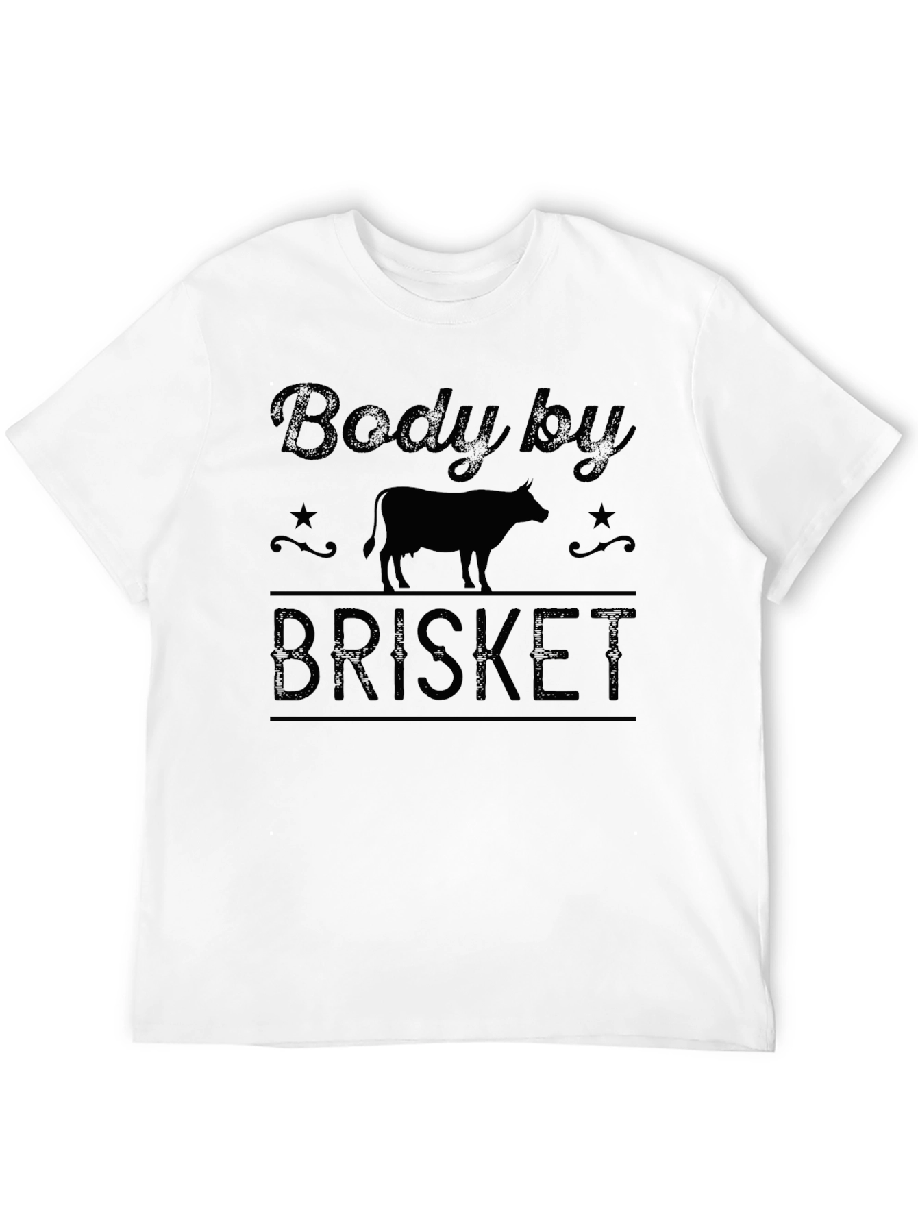 Body by Brisket Black Graphic Tee
