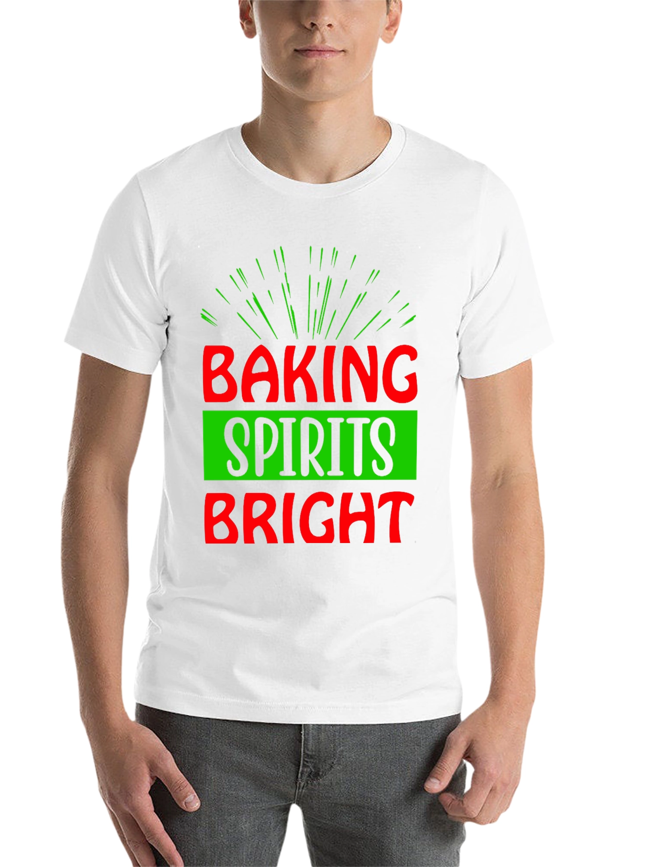 Baking Spirits Bright Holiday Tee