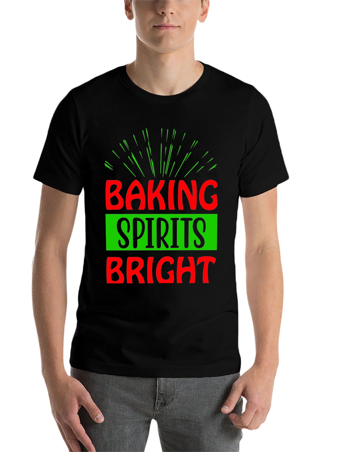 Baking Spirits Bright Holiday Tee