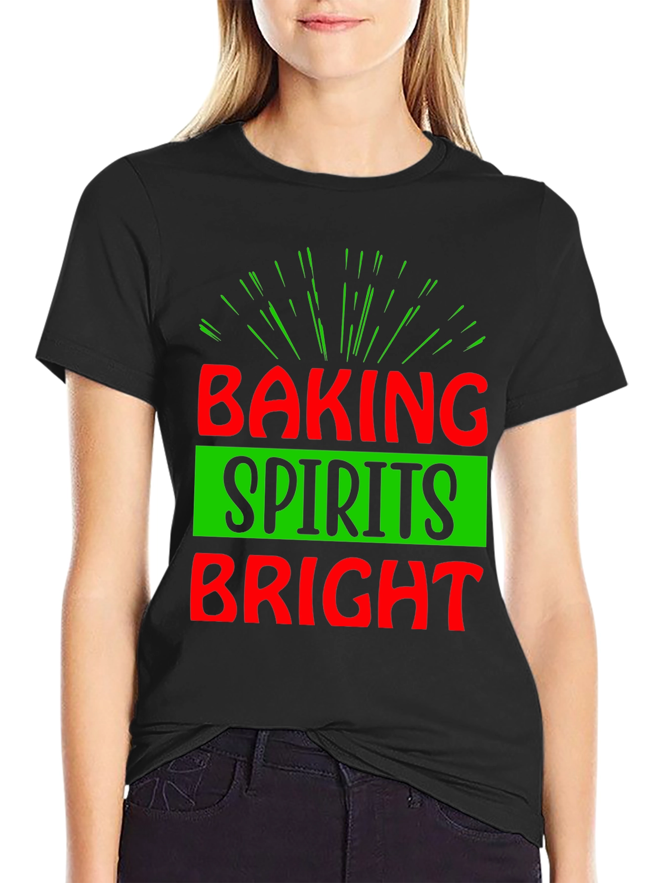 Baking Spirits Bright Holiday Tee