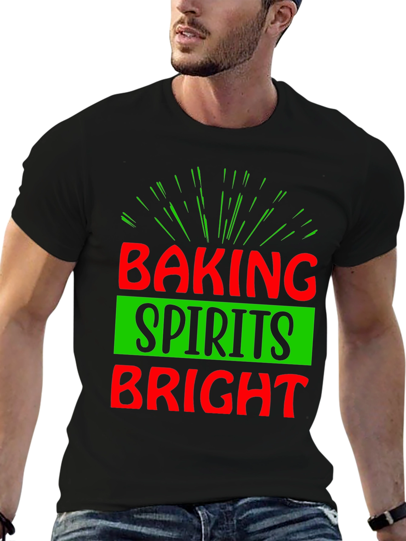 Baking Spirits Bright Holiday Tee