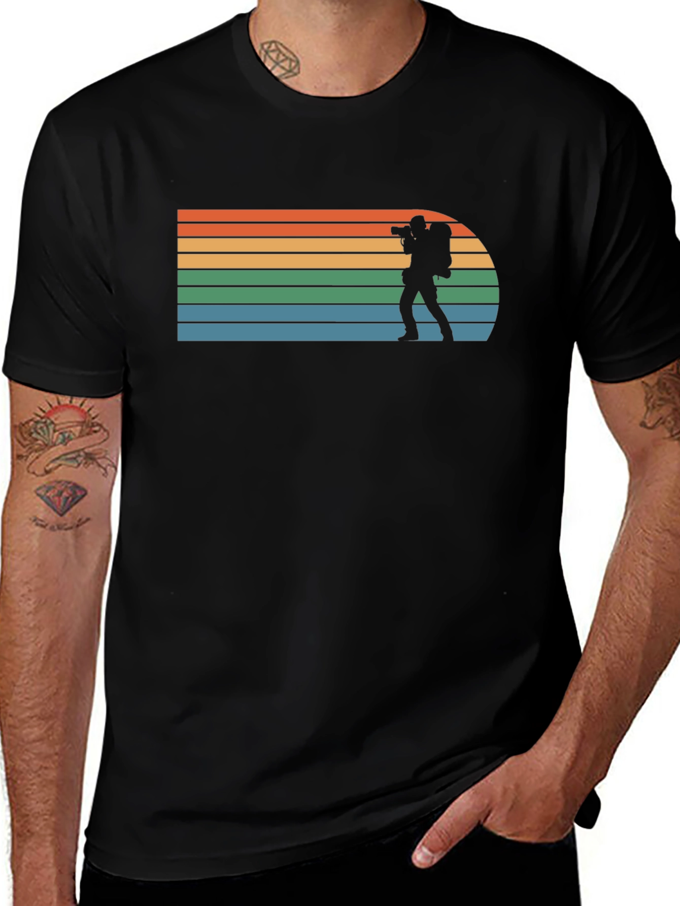 Retro Photographer T-Shirt - Adventure Ready Tee