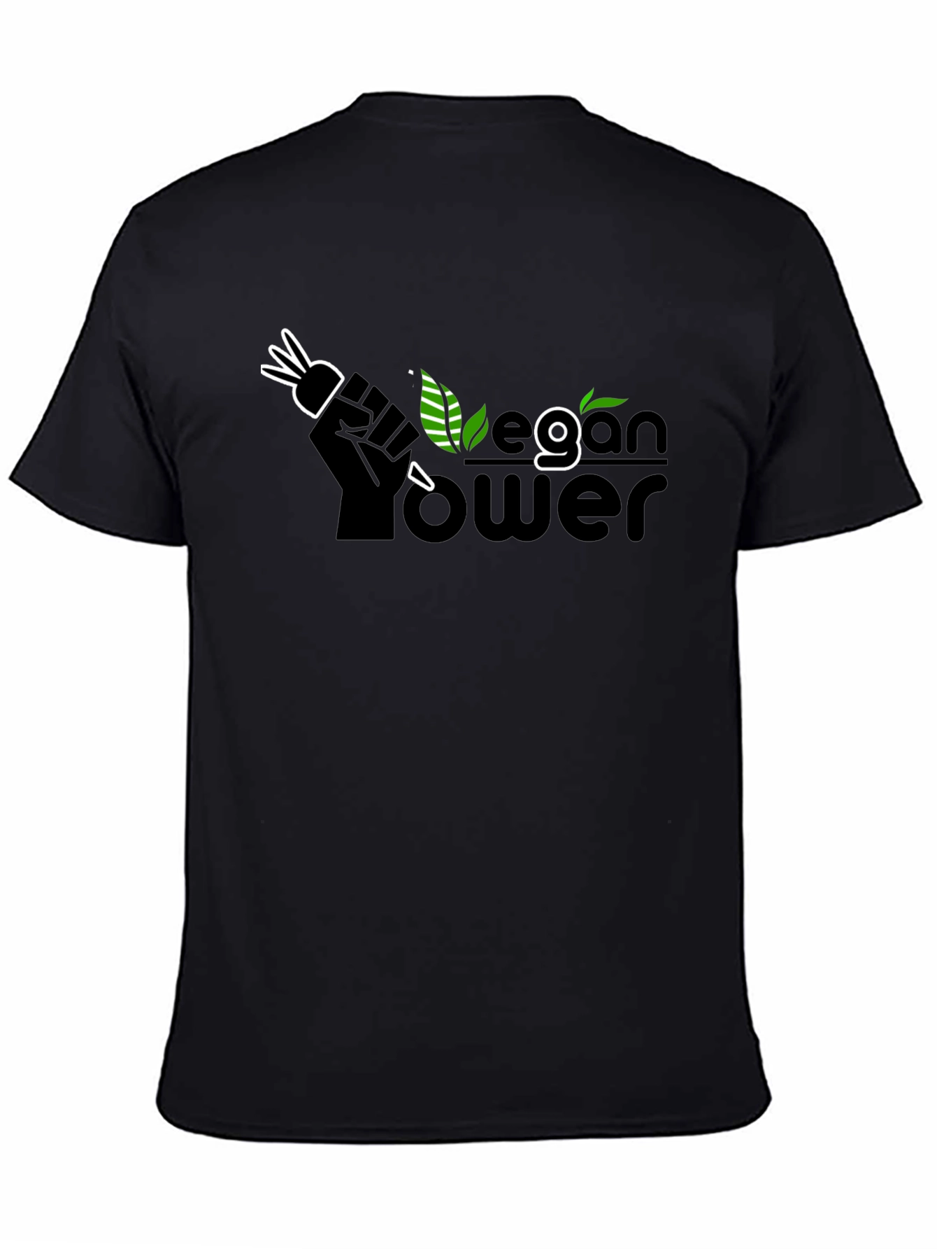 Vegan Power T-Shirt - Black