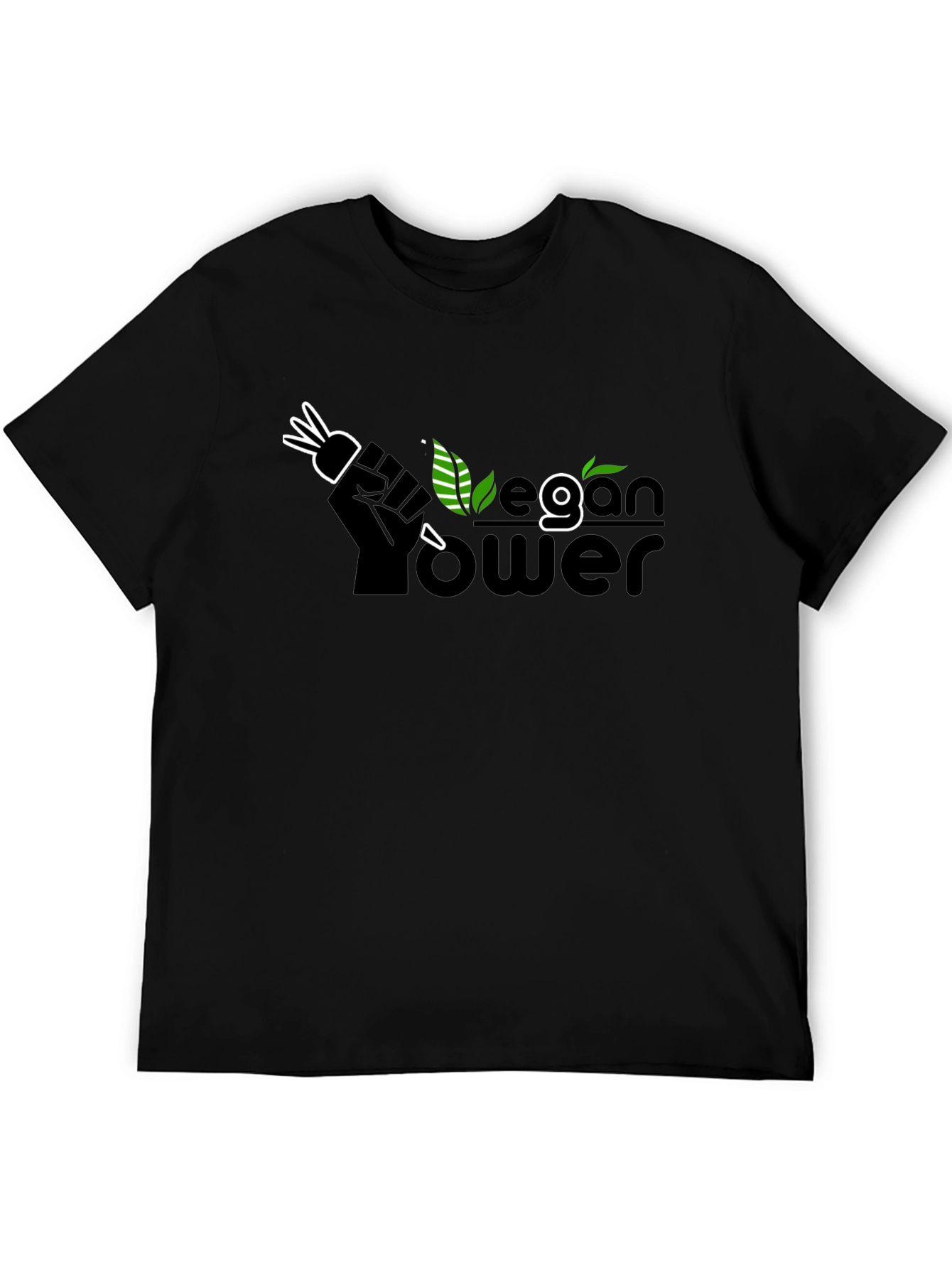 Vegan Power T-Shirt - Black