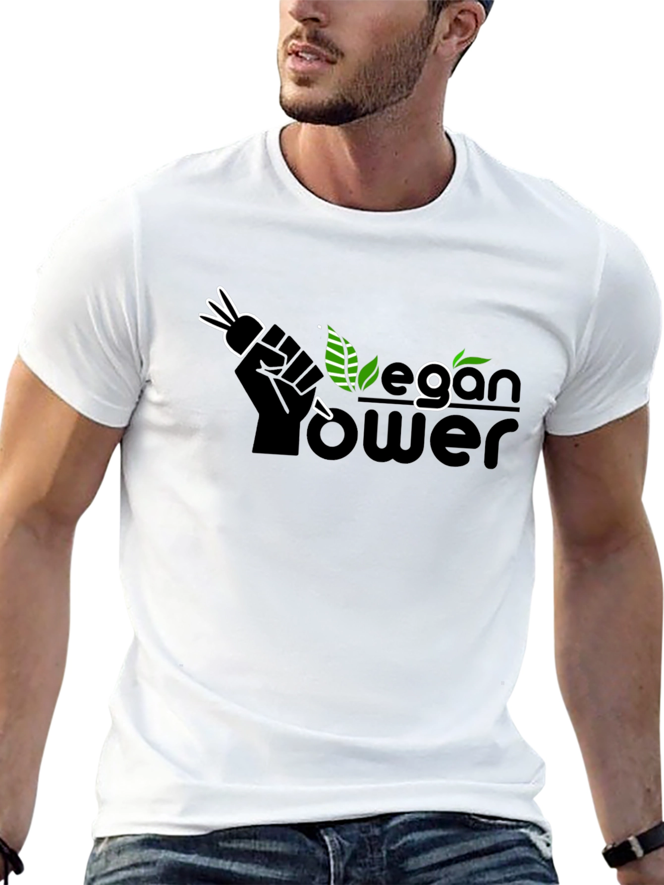 Vegan Power T-Shirt - Black