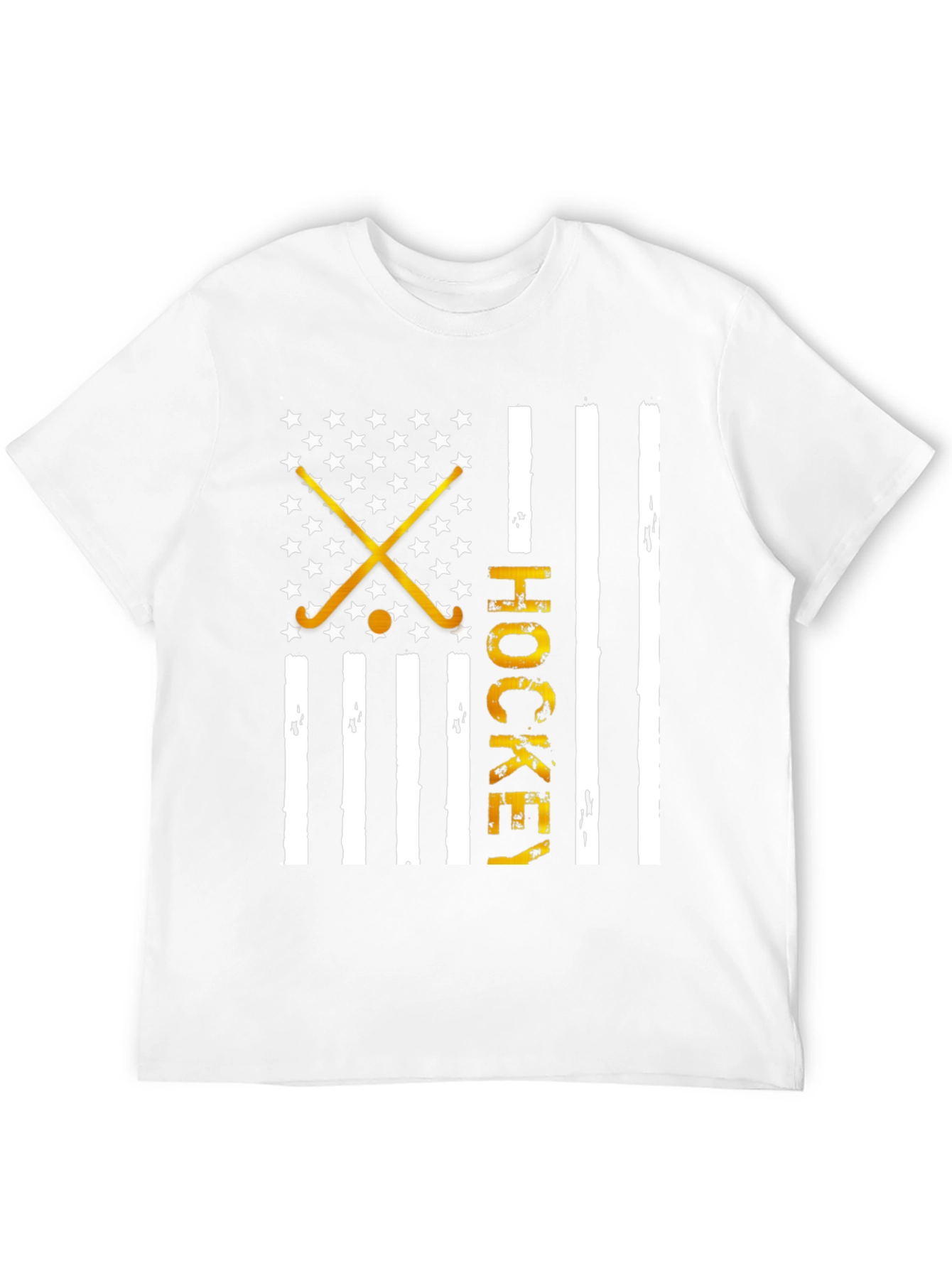 Hockey USA Flag Graphic Tee